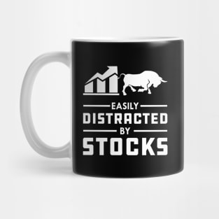 Stock Trader - Easily distracted by stocks Mug